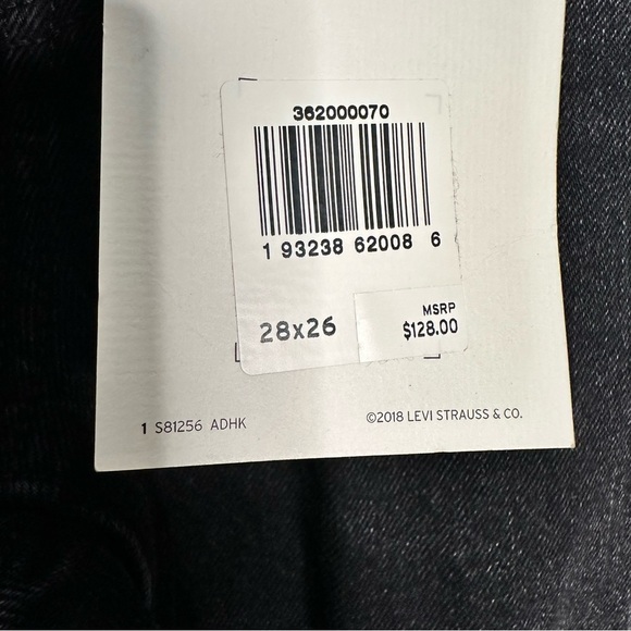 Levi's 501 | Black Canyon High Waist Crop Jean Size 28 NWT - Picture 10 of 14